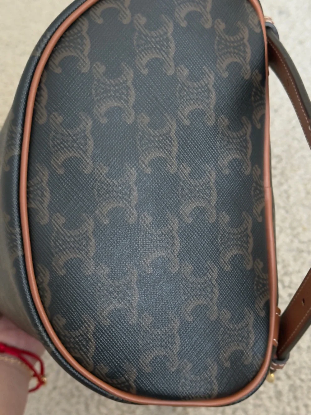 Celine Folco Backpack Triomphe Coated Canvas Mini - Picture 4 of 9